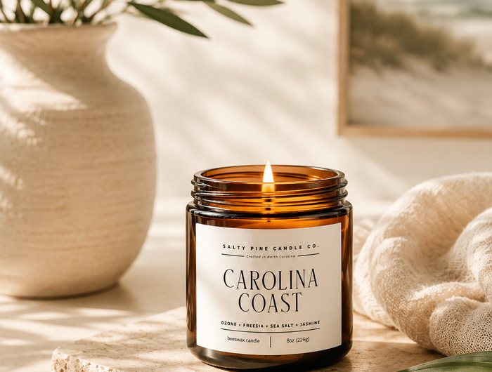 <p>HAND POURED IN NORTH CAROLINA</p><h1><strong>COASTAL LIVING</strong></h1>