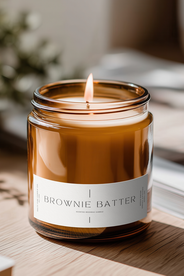 Brownie Batter Beeswax Candle