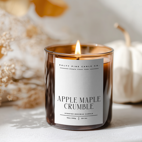 Apple Maple Crumble Fall 12oz Candle