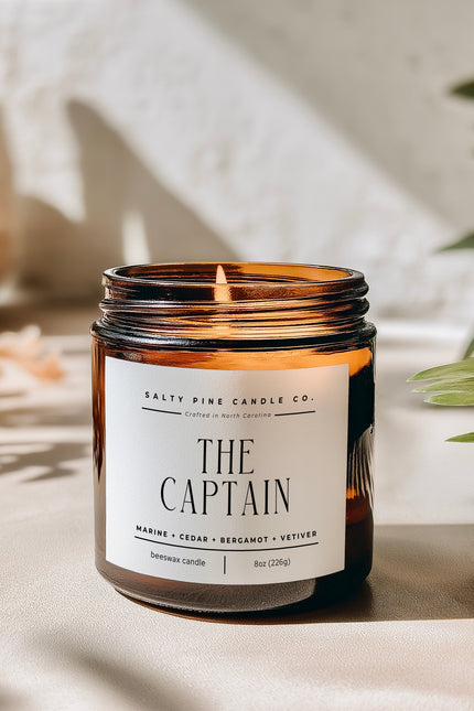 The Captain Beeswax Candle
