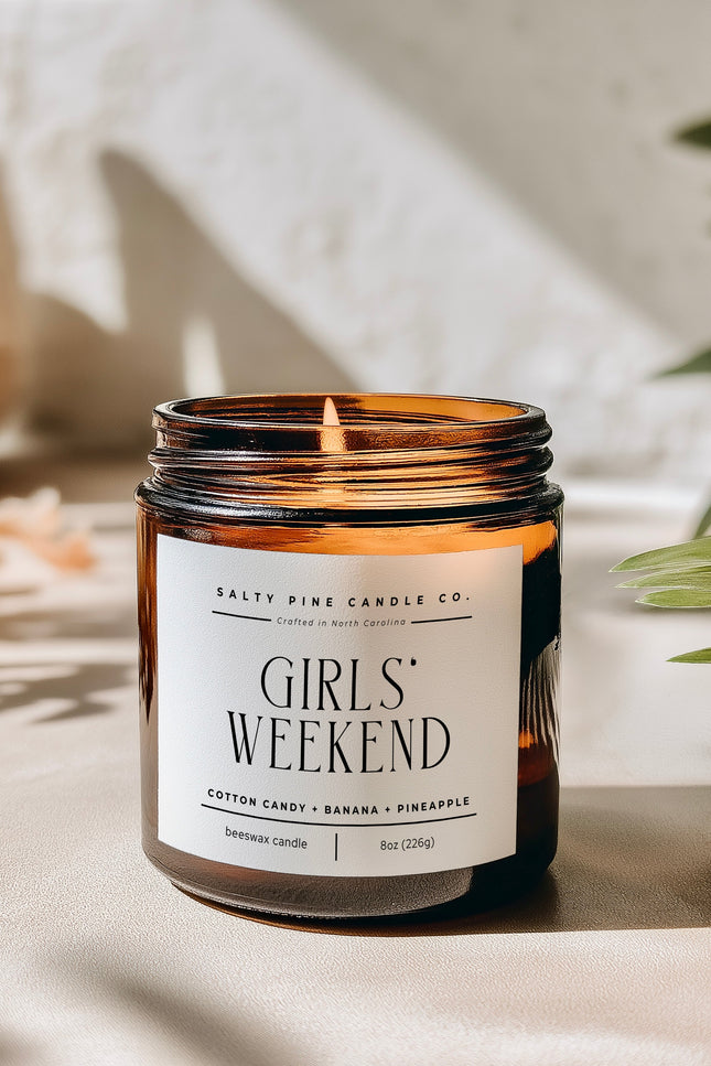 Girls' Weekend Beeswax Candle