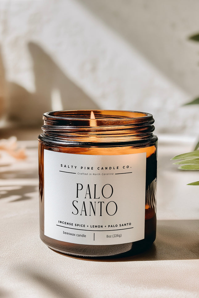Palo Santo Beeswax Candle