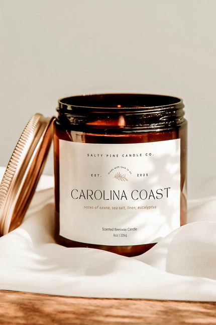 Carolina Coast Beeswax Candle