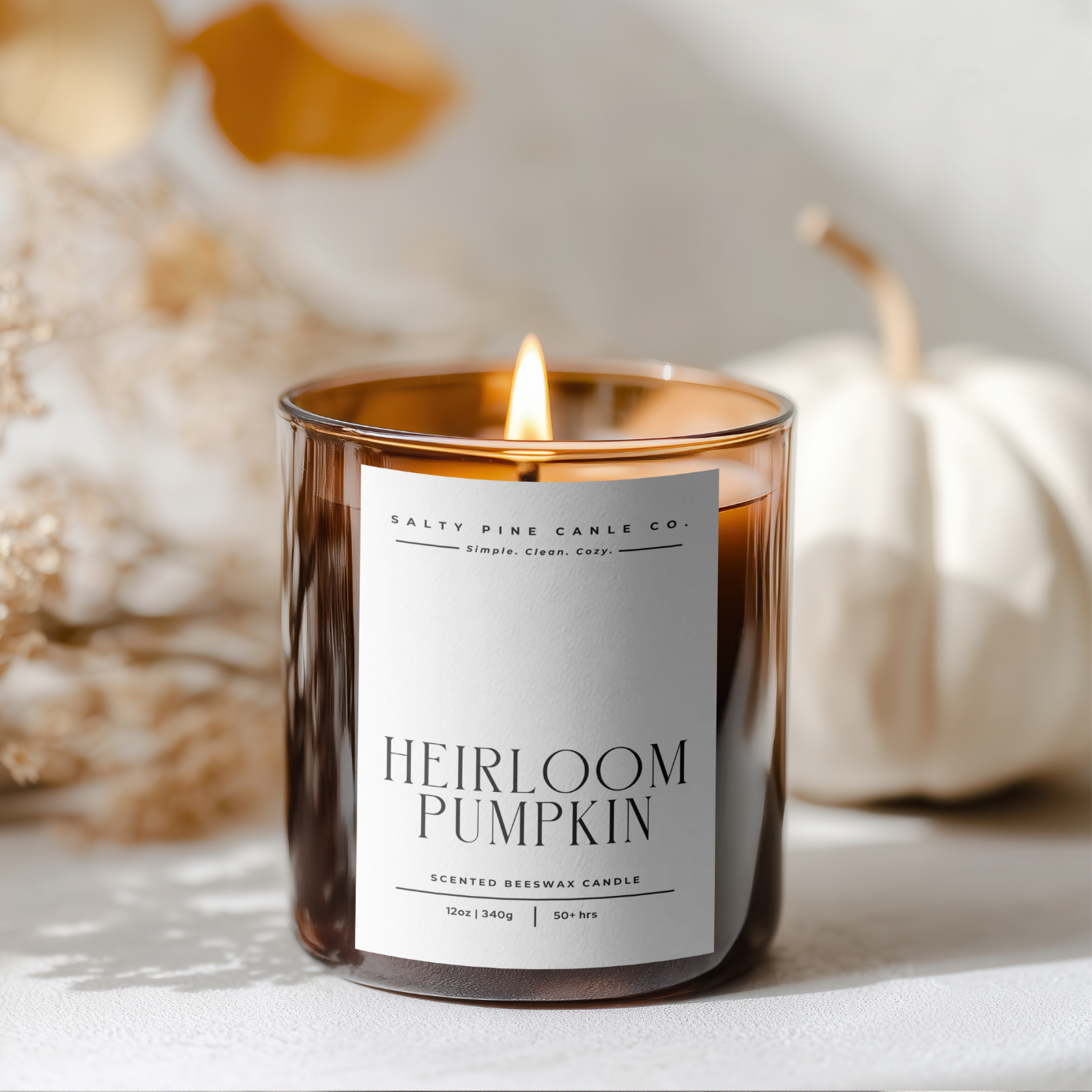 Heirloom Pumpkin Fall 12oz Candle