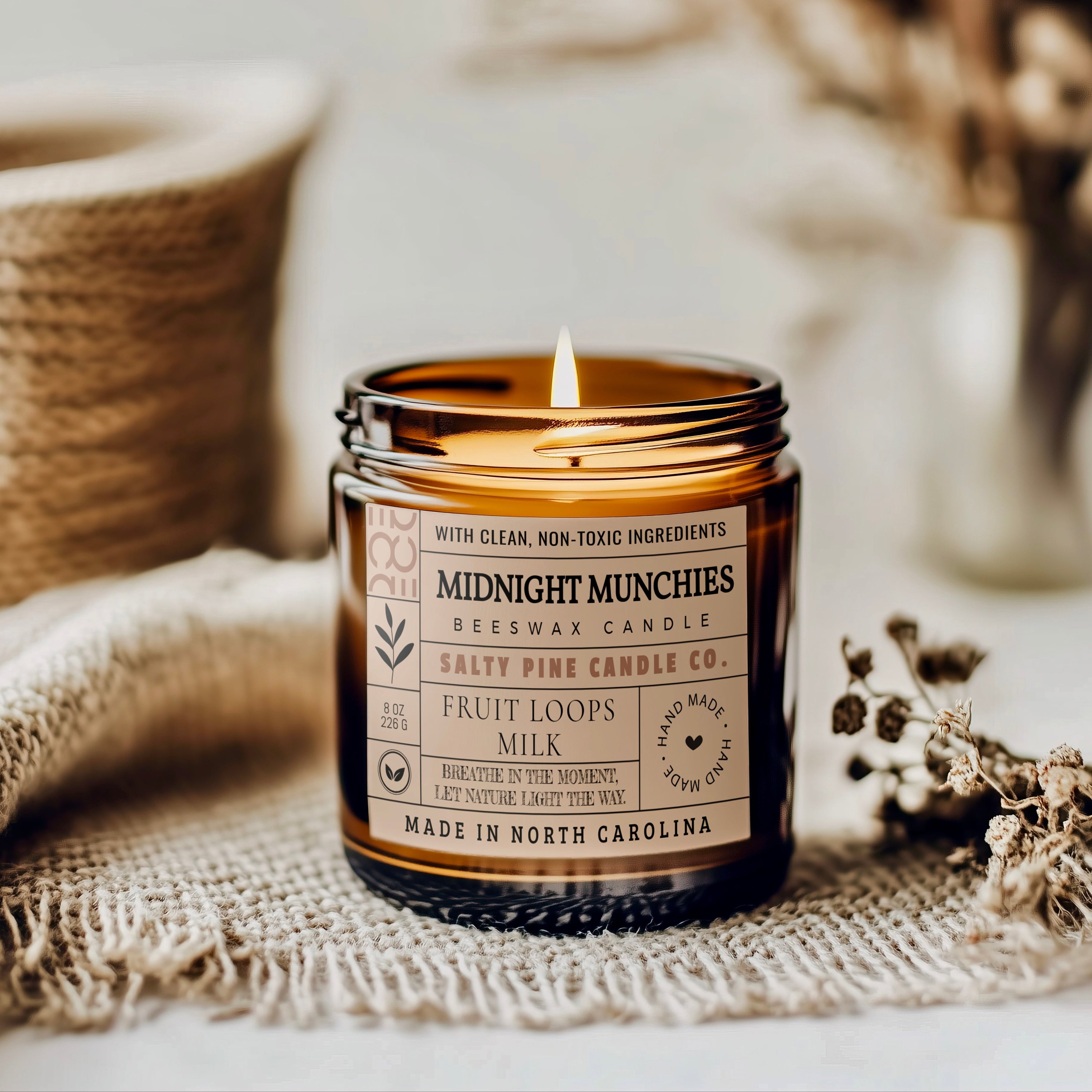 Midnight Munchies Beeswax Candle