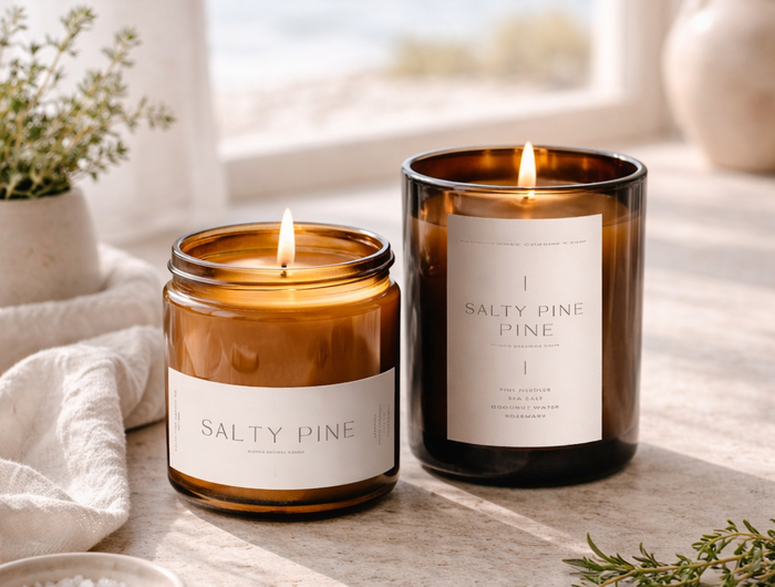<p>OUR SIGNATURE SCENT</p><h1>SALTY PINE</h1>